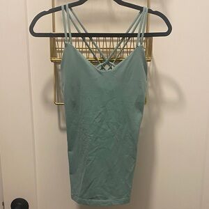 Strappy Green Lululemon Tank